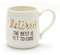 Enesco 6001260 Mug en céramique Inscription Our Name is Mud Best is Yet to Come Retirement Blanc