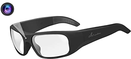OhO 32GB Camera Glasses,1080P HD Smart Glasses with Built in Camera and Transitional Blue Light Blocking Lens