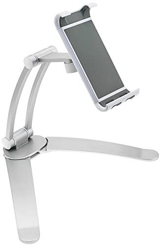PrimeMatik - Soporte articulado de Tablet de 7-11 para Montaje en Mesa Pared y estanterías