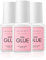 Makartt colle faux ongles Extra Forte pour Ongles Acryliques 7ml x3 Pinceau sur Colle à Ongles pour les Pointes des Ongles Appuyez sur les Ongles Ultra Rapide, Longue Durée, Facile à Utiliser