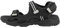 Geox Femme D Abyes C Sandales, Black, 37 EU