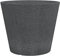 Scheurich C-Cone 40, Pflanzgefäß/Blumentopf/Pflanzkübel, rund, Farbe: Stony Black, hergestellt mit recyceltem Kunststoff, 10 Jahre Garantie, für den Außenbereich