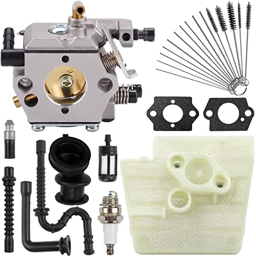 ZAMDOE Vergaser-Kit für STIHL 024 026 024AV 024S MS240 MS260 PRO Kettensäge, ersetzt WT-194, WT-194-1, 1121 120 0611, mit Luftfilter, Puffer