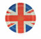 Red, White and Blue Classic Union Jack Plate - Pack of 1 (10 Plates) - Ve Day Party British Celebration - Perfect for British, Historic, Street Parties
