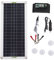 Solarpanel, 30W Solarpanel 30A Ladegerät Spannungsregler Kit Polykristallines Silizium für 12V Auto Wohnmobil Boot Marine Trailer Caravan Teile und Zubehör