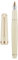 Jinhao 82 Ivory White Acrylic Fountain Pen, Iridium Medium Nib Classic Design Smooth Writing Pen with Ink Converter (Gold Trim)