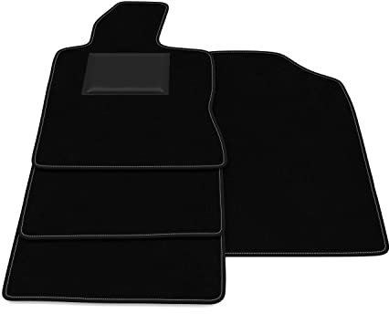Fußmatten kompatibel mit Chrysler PT Cruiser 2001-2010 ohne Dekoration, personalisierbares Fußmatten-Set, Teppich-Set, Autoteppich