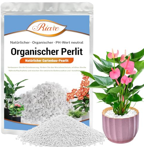 Riare Perlite Pflanzen zur Erden- und Substratverbesserung Verbessert die Drainage Förderung des Wurzelwachstums für Wurzelpflanzen in Töpfen (2L)