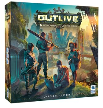 OUTLIVE Complete Edition – Enthält die Erweiterung Underwater – ab 14 Jahren – 1 bis 4 Spieler – Strategiespiel – Ressourcenmanagement-Spiel – Postapocalypse – französische Version – Die Spielbox