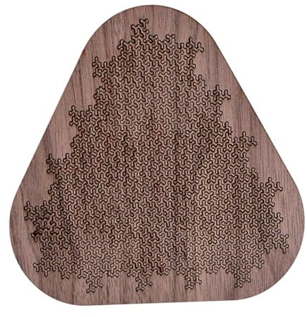 Baoblaze Sechseckiges dreieckiges Holzpuzzle, herausfordernde Rätsel, Harte Spiele, für Erwachsene und Kinder, Dreieck