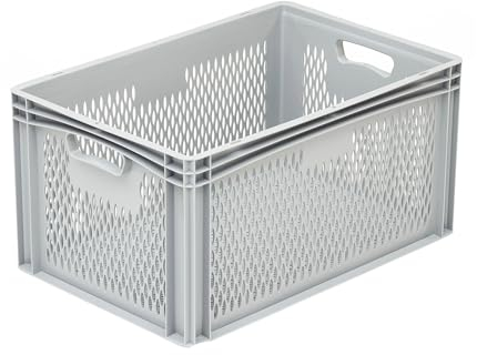 DIE BOX FABRIK Tauchpumpen Kiste 600x400x320 durchbrochen als Filter | Korb für größere Pumpe | Pumpenbox | Für Hochwasser/Teiche oder andere Becken (600x400x320 mm)