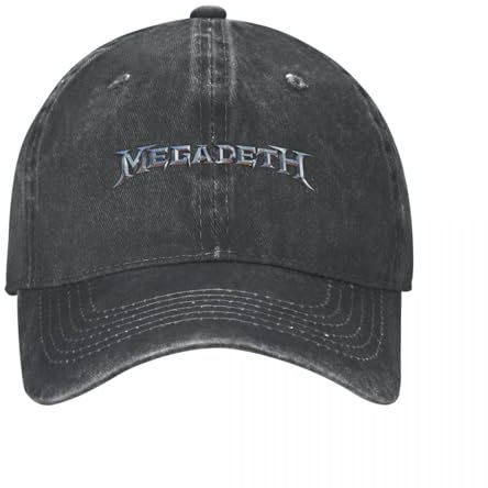 YCYLYLYC Baseballmütze Megadeths-Rust In Peace Baseballmütze für Männer und Frauen sonnengewaschene Jeans getragene Mütze Outdoor Training Hüte 20. Anniv 2010 Geschenk