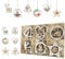MHwan Christbaumschmuck Holz, 18 Stück Weihnachtsbaumschmuck Holz aus Naturholz, Robustes und Langlebiges DIY Holzanhänger Weihnachten, Kann bemalt Werden, um einzigartige Dekorationen zu schaffen