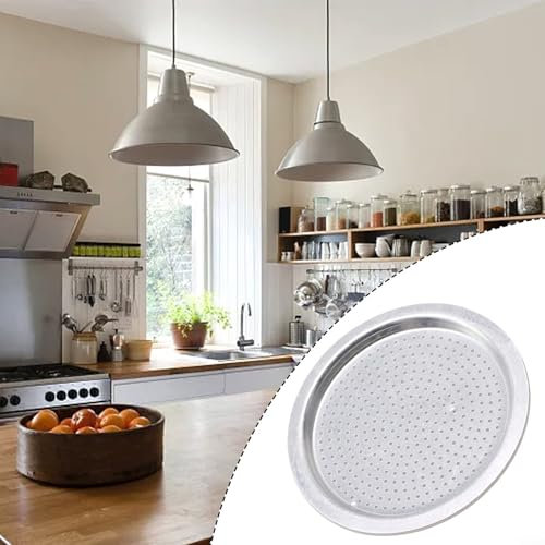 Guarnizione di ricambio in alluminio per moka espresso, adatta a varie dimensioni (3 tazze)