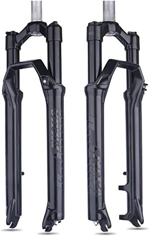 Forcella ad Aria MTB 27,5/29 Pollici Forcella Ammortizzata per Bici 1-1/8 sterzo Dritto Senza Filettatura 80 mm di Escursione Controllo della Spalla (Dimensioni: 29)