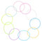 FUTUREORYY 10 Stück Silikonarmband Outdoor-handschlaufe Party-silikonarmbänder Fußball-silikonarmbänder Armband Aus Silikon Musikfestival-armbänder Jelly Armbänder 80er Sportarmband Kieselgel