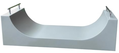 DuskHaven Fingerboard Mini Ramp Spielzeug Set mit Stabilem Pp Alloy für Skateboard Training Fördert Geschicklichkeit Und Feinmotorik für Kinder Fingertraining B, U Ramp