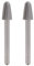 Dremel 117 Hochgeschwindigkeits-Fräser - Zubehörsatz für Multifunktionswerkzeug mit 2 Fräsern Ø 6,4mm zum Schneiden, Gravieren und Fräsen in Kunststoff, Holz, Plexiglas, Gummi, Leder u.v.m, 6,3 mm