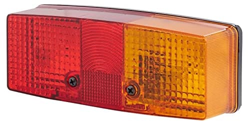 HELLA 2SE 003 184-101 Piloto posterior - Lámparas incandescentes - 12/24V - montaje exterior/atornillado - Color de tulipa: rojo/amarillo/blanco - Conector: Conector plano - derecha - Cant.: 1