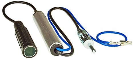 tomzz Audio 1515-000 Antennenadapter mit Phantomeinspeisung kompatibel mit VW Sharan Ford Galaxy Seat Alhambra DIN Buchse auf DIN