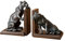 Casa Padrino Luxus Bücherstützen Set Löwen Bronze/Messing - Bücherstütze - Book End Lions Buchstütze