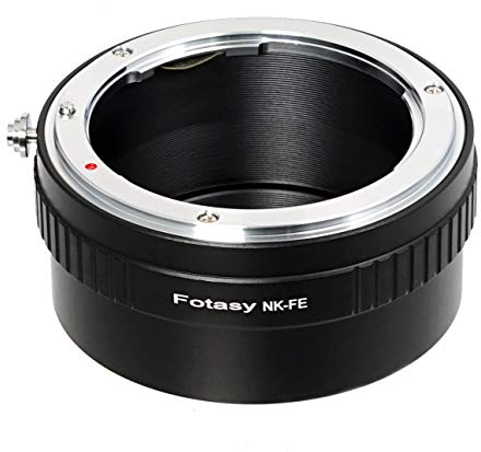 Fotasy Manueller F Mount Objektiv auf E Mount Adapter, Nikon F E Mount Adapter, kompatibel mit Sony a7 a7R a7s II III IV a9 a7c Alpha 1 a6600 a6500 a6400 a6300 a6100 a60 00 A5 100 a5000 a3500 ZV-E10