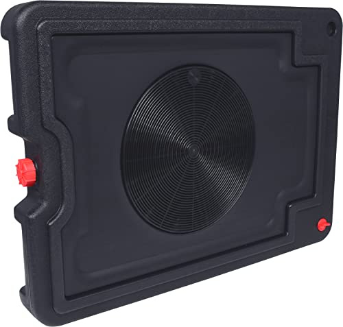 KS Tools 150.9354 Fahrbare Ölauffangwanne 30 Liter, extra flach mit Rollen