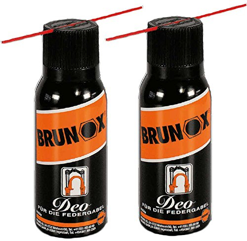 Brunox 2 x Mountain Bike Suspension fork Oil Deo Rockshox recommended