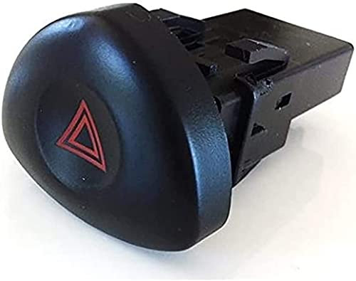 Warning Bouton Noir Compatible avec Renault Clio 2, twizy Feux de detresse Interrupteur @Pro-Plip