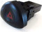 Warning Bouton Noir Compatible avec Renault Clio 2, twizy Feux de detresse Interrupteur @Pro-Plip