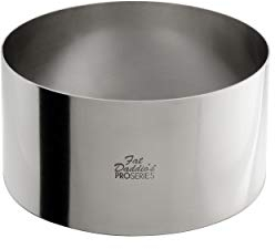 Fat Daddio's Stainless Steel Round Cake & Pastry Ring, 6 x 3 Inch