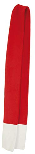 FRIES Nikolaus Schal, Weihnacht Schal, Rot, 100% Polyester, ca. 190 cm lang
