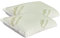 Materassi Russo Coppia di Cuscini in Memory Foam, Modello Saponetta, Fodera in Aloe Vera, Altezza 13cm