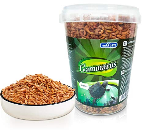 Nobleza Nourriture pour Tortues et Tortues d'eau à Base de crevettes de rivière Naturelles de Haute qualité 120g / 1000ml(1)