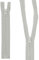 mumbi Reißverschluss teilbar 5mm 17cm Grau Kunststoff Reißverschlüsse mit Zipper grobe Zähne