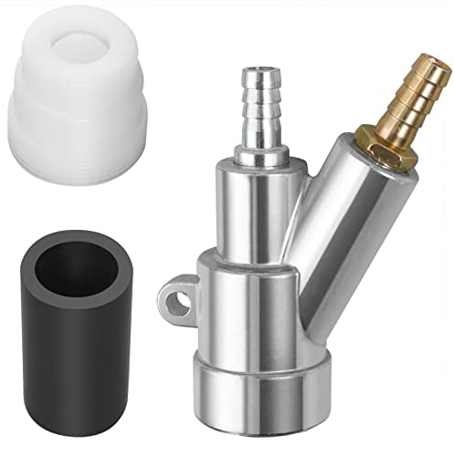 Bohaner Pistola per sabbiatura Kit pistola sabbiatrice ad aria Strumento per pistola di sabbiatura con un ugello per sabbiatura in carburo di boro da 8 mm Ugelli per sabbiatura abrasiva Parti di