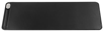 Orbitkey Desk Mat Slim - Black | Slim Workspace Design | Hidden Document Storage | Premium Surface | Magnetic Cable Holder Compatible