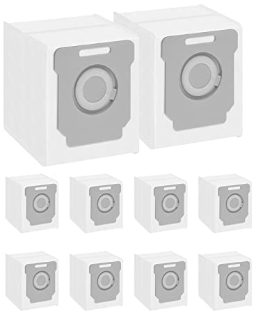 BONBELONG Lot de 10 sacs d'aspirateur pour iRobot Roomba i7 i7+ i7 Plus S9 S9+ i3 i3+ i4 i4+ i6 i6+ i8 i8+ j7 j7+ E5 E6 E7