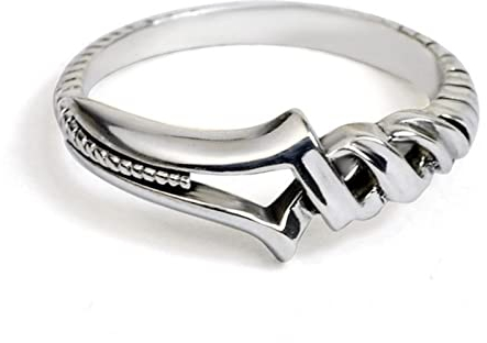 XJruixi Anime Spear of Longinus Ring Vintage Unisex Adjustable Opening Cosplay Rings Jewelry Accessories Gifts Party