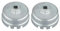 Chiave filtro olio da 2 pz 65mm/14-angolo per cambio filtro olio auto per Toyota, per Lexus, per Camry, per RAV4, per Highlander, ecc.