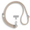 RhinoShield Cordon de téléphone tressé Cordon résistant et ajustable, Couleurs tendances à partir de matériaux recyclés(Adaptateur pour lanière de téléphone inclus) - Or Rose