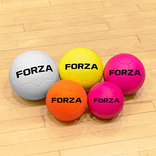FORZA Schaumstoff-Handbälle 4er Pack [5 Größen] - Spielplatz Handbälle (1 (15,9cm), Fluro)