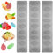 Kuchen-Fondant-Form, 3 Stück, Süßigkeitenformen, Blatt-Silikonform, Schokoladenform, BPA-frei, Spitzen-Silikonform zum Backen, Harz, Seife, Süßigkeiten, Basteln, Kuchendekoration, Küche, hausgemachter