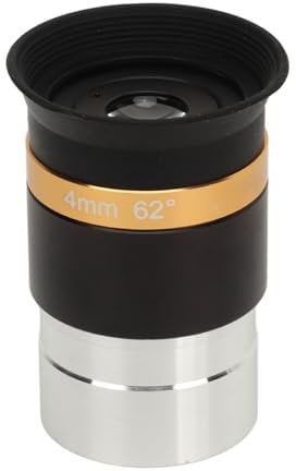 Oculari Lente per Telescopi da 4 Mm, Oculare Asferico Grandangolare da 62°, Accessorio per Telescopio Completamente Rivestito per Telescopi Astronomici da 1,25 Pollici
