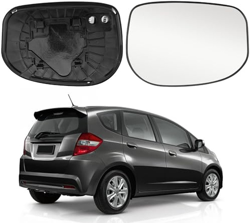 CUTSKY Auto Spiegelglas für Honda FIT Jazz Insight 2009-2014, Heizung Rückspiegelglas Seitenspiegel Flügelspiegelglas Ersatzspiegel Außenspiegel Seitenspiegelglas,Right