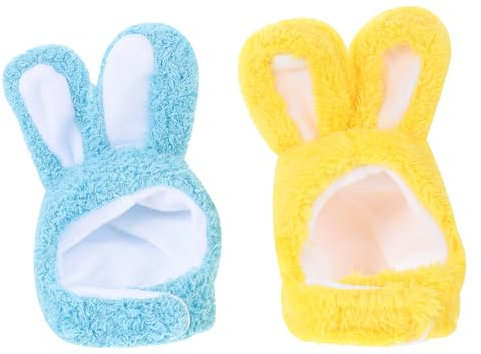 Milisten Stunning Pet Costume Hat 2pcs Dog Party Headwear Rabbit Hat for Puppy Fashionable Pet Decorative h