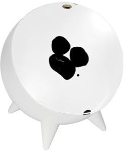 Ferrofluid Sound Visualizer, Rhythm Lamp, Ferrofluid Dancing to The Beat of The Music, Symbiont in a Bottle, Perfect for Gaming, Desk and Home Decor，Not a Speaker (White)