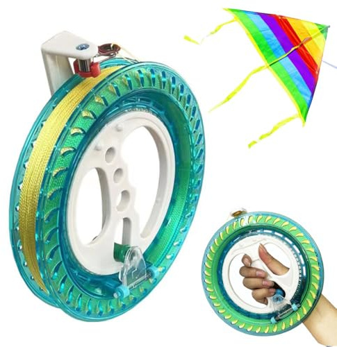 SIRLOMU 1 Stück Drachenspulen-Set für Jungen und Mädchen, Drachengriff-Set mit Kinderdrachen schnurschlaufe, Drachenschnur Seilwinde für Drachen