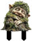 LUMOOM Gartendeko Troll Figur, Garten-Dekostecker Märchenhafter Troll, dekorative Skulpturen für Garten und Terrasse, Lustige Gartenfigure Baumstecker, wetterfeste Gartenornamente (A)