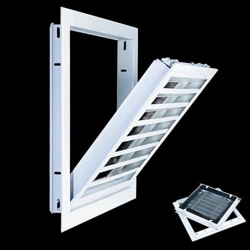 Trampilla Pladur Panel de Acceso/ventilación con Rejilla y Cubierta de Malla, Cubiertas de Filtros de Rejilla Extraíbles, Puerta de Servicio para Inspección de Paredes y Techos, Trampilla de Desván(50